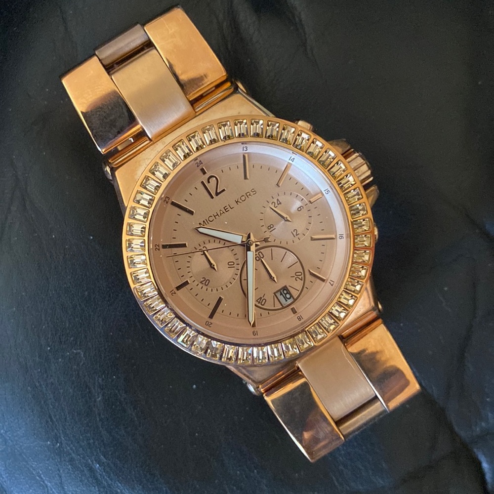 NWOT Michael Kors Dylan Rose Gold MK5412 Ladies Quartz Watch